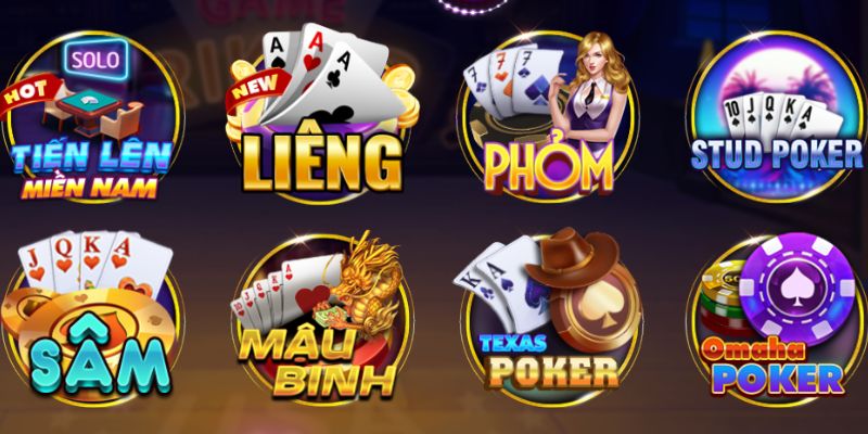 kho game bài Rikvip đa dạng
